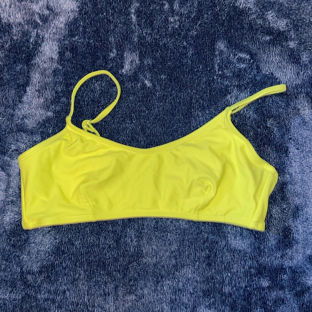 Neon Green Bikini Top